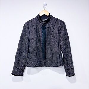 NYGARD Grey jacket with embroidered pattern